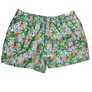 Roundtree & Yorke Swim Trunks Floral Design